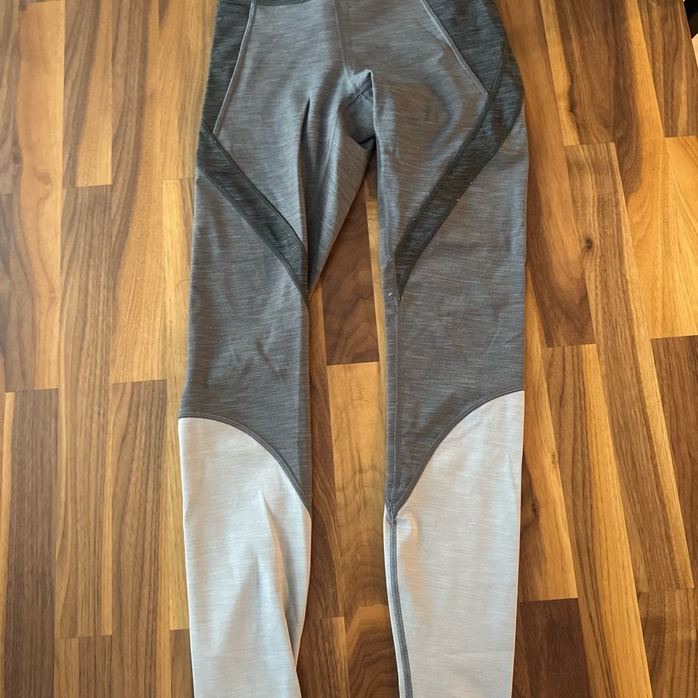 lululemon athletica Gray and Black Leggings